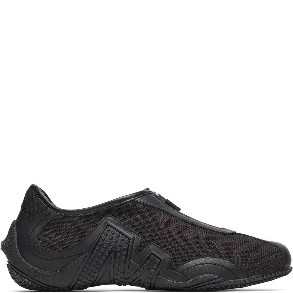 NEW MERRELL women's relay fly zip sneakers in black